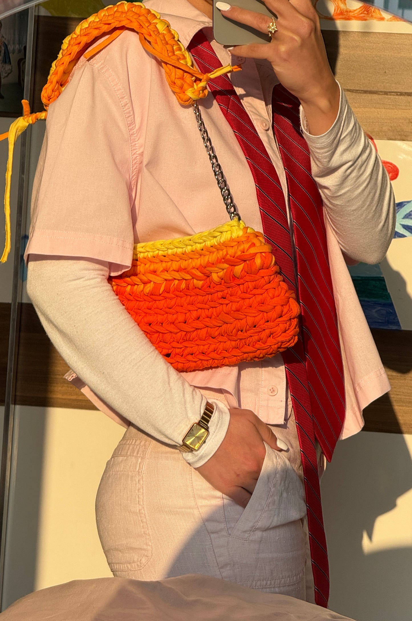 Sunset person