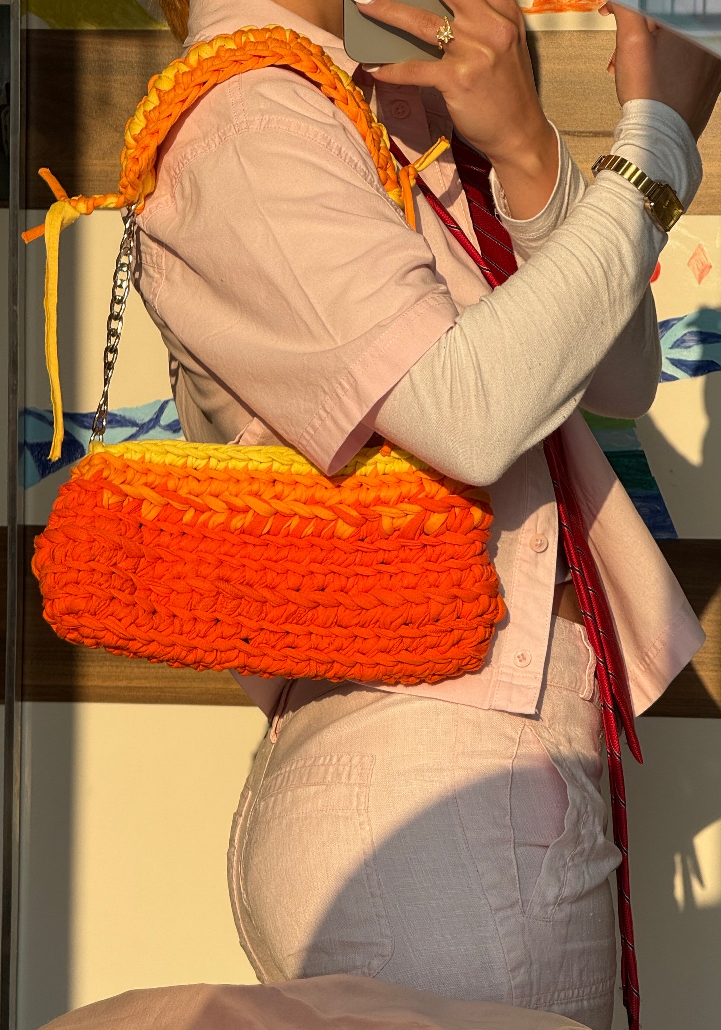 Sunset person