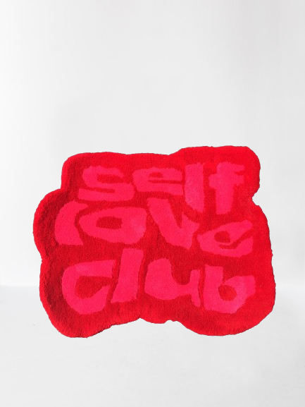 SELF LOVE CLUB tufted rug